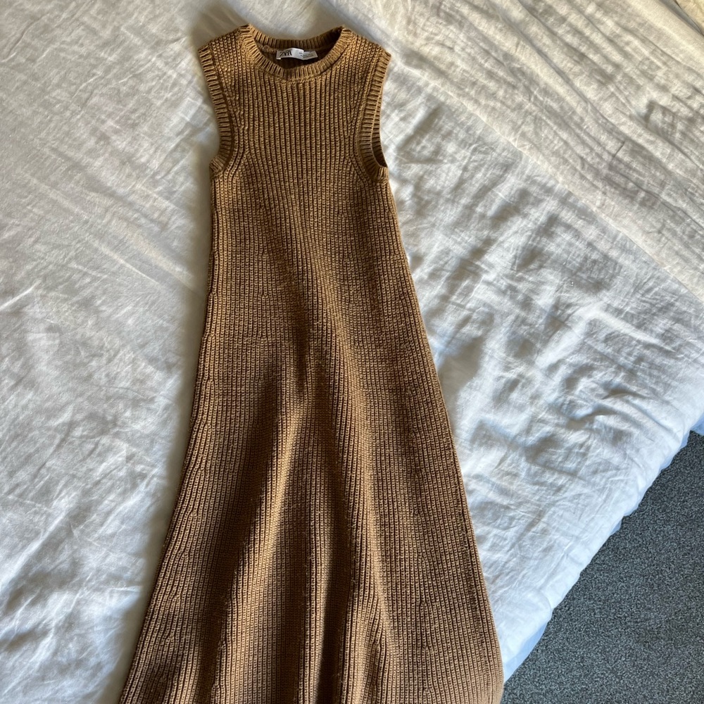 Zara knit midi dress